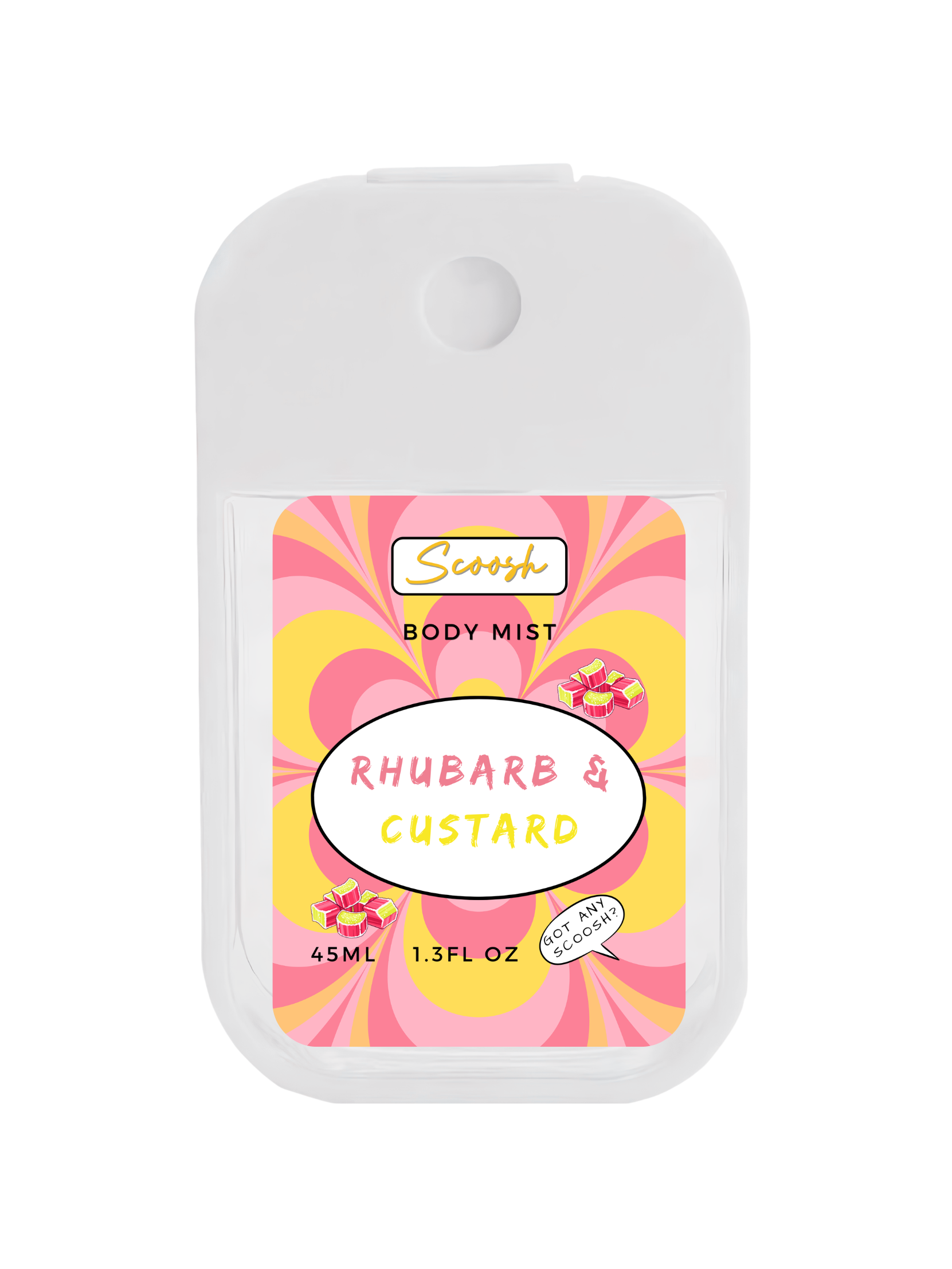 Rhubarb and Custard Body Mist 45ml