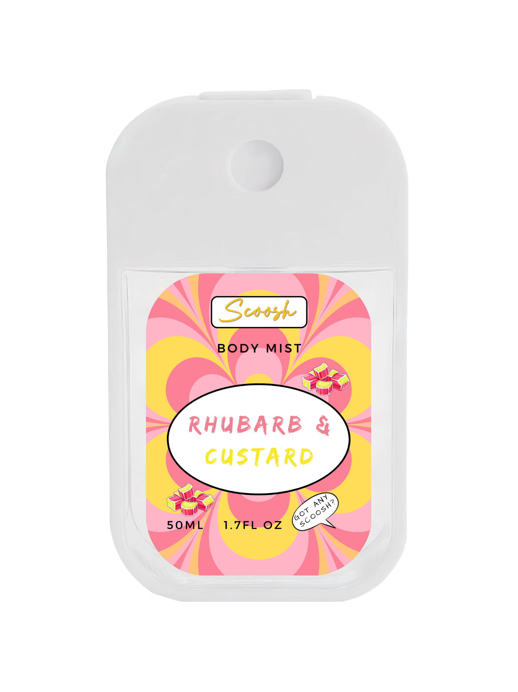 Rhubarb and Custard Body Mist 50ml