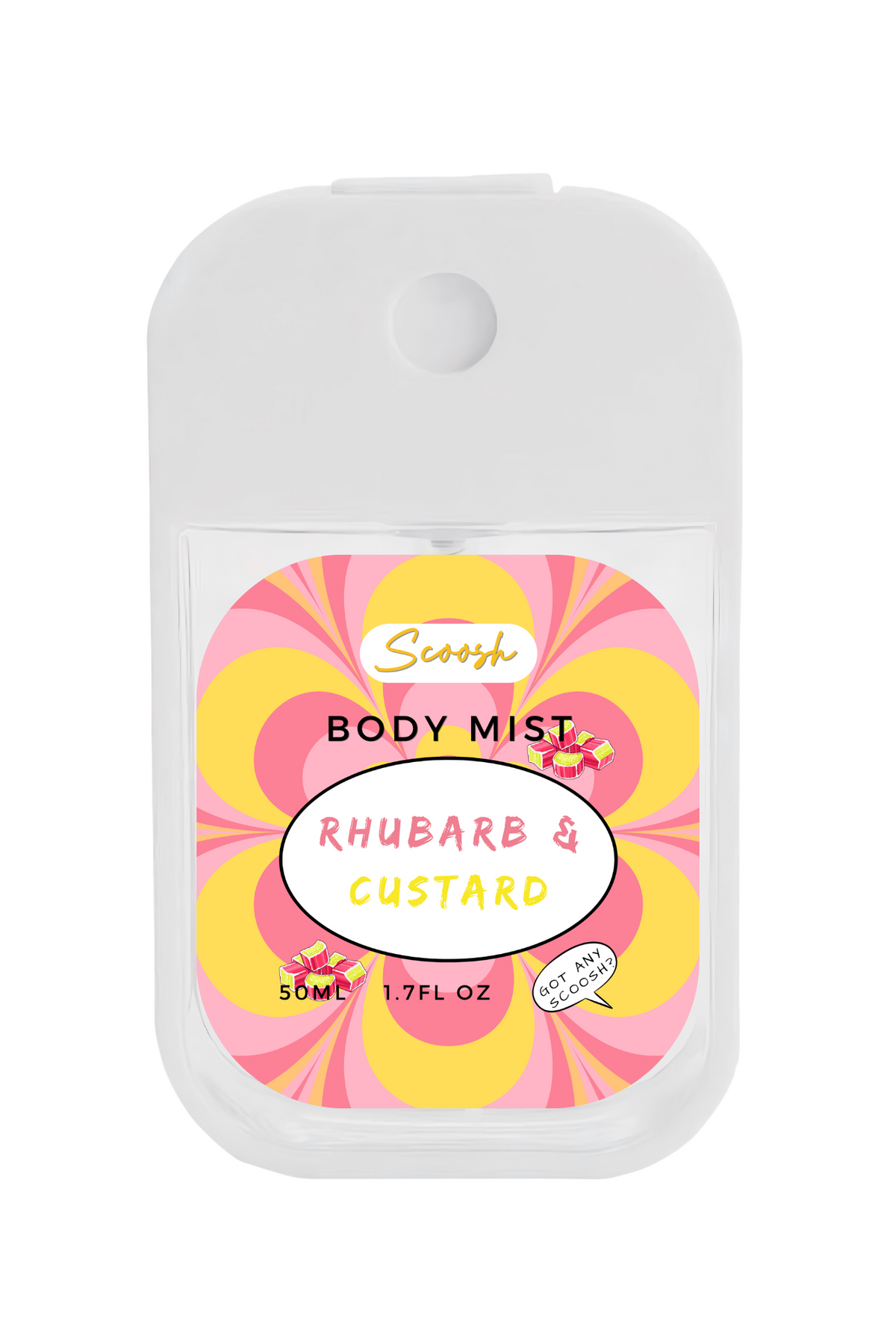 Rhubarb and Custard Body Mist 50ml