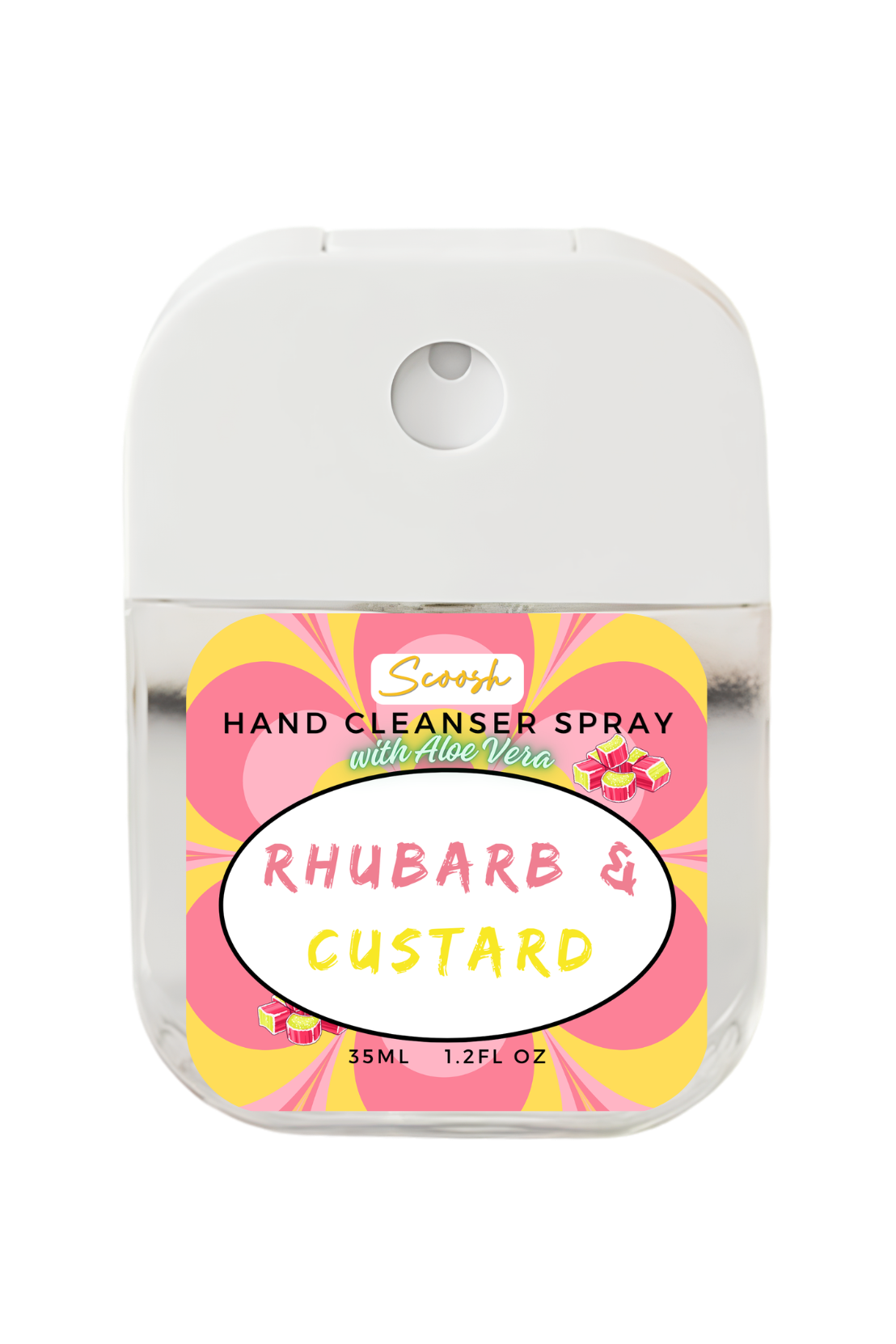 Rhubarb and Custard Hand Cleanser Spray 35ml